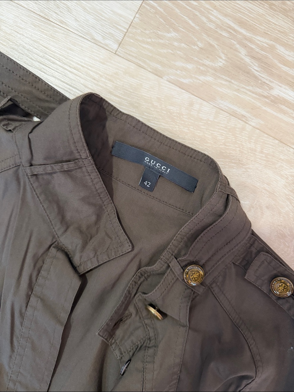 Vintage Gucci Cargo Blouse - Picture 2 of 2